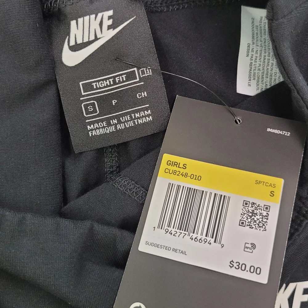 Nike Girls High Waisted Leggings Style# CU8248-010